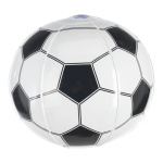 Ballon de football  gonflable plastique Color: noir/blanc...