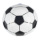 Fußball aufblasbar, Plastik Abmessung: Ø 20cm Farbe: schwarz/weiß