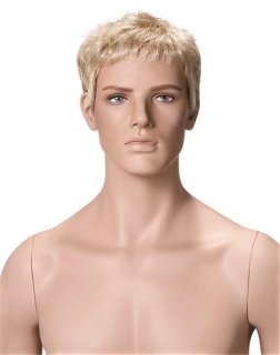 Mannequin Marvin Kopf für Perücke mit Make-up