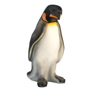 Pinguin stehend, Kunstharz Größe:70x28x32cm,  Farbe: schwarz/weiß #