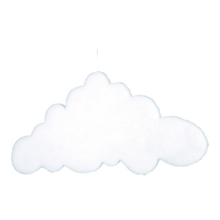 Wolke Vlies     Groesse:50cm    Farbe:weiß