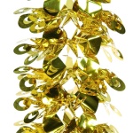 Bogenausziehgirlande Metallfolie     Groesse:Ø 20cm, 270cm    Farbe:gold   Info: SCHWER ENTFLAMMBAR