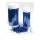 Coarse glitter in shaker can 250g/can - Material: plastic - Color: blue - Size: