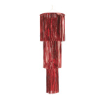Tinsel hanger  - Material: metal foil - Color: red -...