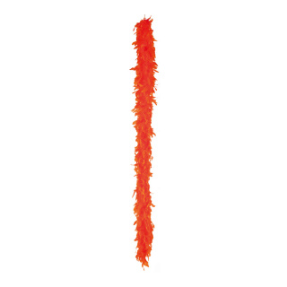 Feather boa  - Material: with real feathers - Color: orange - Size: Ø 10cm X 200cm