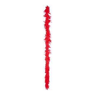 Boa  en plumes véritables Color: rouge Size: Ø 10cm X 200cm