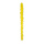 Boa  en plumes véritables Color: jaune Size: Ø 10cm X 200cm