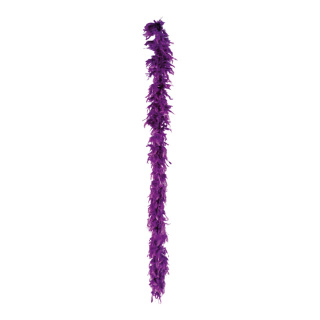 Boa  en plumes véritables Color: violet Size: Ø 10cm X 200cm