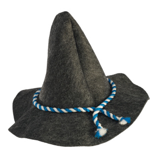 Bavaria hat  - Material: felt - Color: grey - Size: Ø 30cm