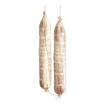 Salami 2pcs./sachet, dans un filet, plastique     Taille:...