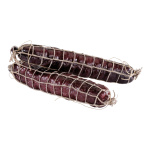 Salami 2pcs./sachet, dans un filet, plastique     Taille:...