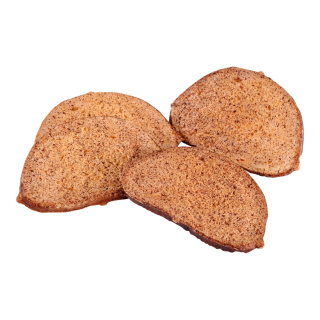 Slices of rye bread 4pcs./bag, plastic     Size: 9x15cm    Color: brown