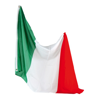 Drapeau  soie artificielle avec œillets Color: Italie Size: 90x150cm