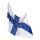 Flag  - Material: artificial silk with eyelets - Color: Finland - Size: 90x150cm