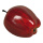Apple  - Material: plastic - Color: dark red - Size: Ø 8cm