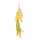 Corn cob braid 18-fold - Material: plastic - Color: yellow/green - Size: Ø 18cm X 70cm