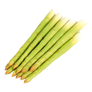 Asparagus 12pcs./bunch - Material: plastic - Color: green/white - Size: Ø 1cm X 20cm