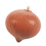 Oignon plastique     Taille: Ø 8cm    Color: marron