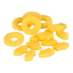 Pineapple pieces 17pcs./bag - Material: rings and pieces...