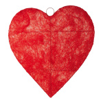 Heart flat, wire, sisal     Size: Ø 30cm    Color:...