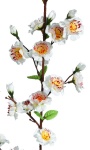 Peach blossom branch  - Material: artificial silk -...