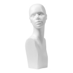 Female head »Ira« styrofoam 34x56cm Color: white
