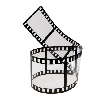 Film strip,  plastic, Size:;140x19cm, Color:black/transparent