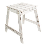 Stool  - Material: wood used look - Color: white - Size:...
