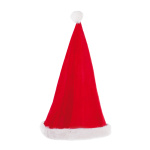 Bonnet de Père Noel  peluche Color: rouge/blanc...