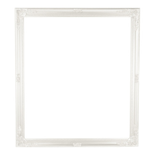 Cadre  dimension interieur: 70x80cm bois Color: blanc Size: 80x90cm