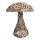 Mushroom  - Material: willow plaited - Color: grey - Size: Ø 36cm X 50cm