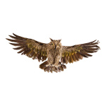 Owl  - Material: with feathers polyfoam spread wings -...