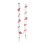 Candy garland  - Material: plastic - Color: white/red -...