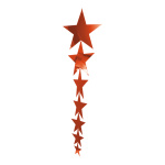 Sternenhänger, 7-fach, Größe: 18x65cm, Farbe: rot