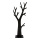 Arbre  bois arbre: 150x60cm Color: noir Size: Holzplatte: 25x35cm