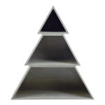Arbre 3x bois assemblable Color: gris Size: 38x34x9cm