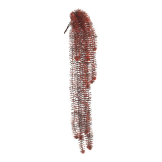 Seegras Kunststoff     Groesse: Ø 20cm, 100cm - Farbe: rot/braun