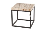 Hocker/Tisch Slice mit Metall Rahmen, 40x40x43 cm