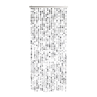 Folienplättchenvorhang Kunststoff Abmessung: 80x170cm Farbe: silber
