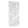 Folienplättchenvorhang Kunststoff     Groesse:80x170cm    Farbe:silber