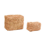 Bale of straw  - Material: styrofoam with straw - Color:...
