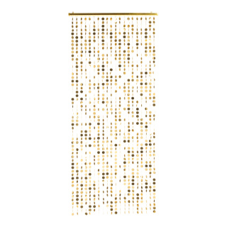 Folienplättchenvorhang Kunststoff     Groesse:80x170cm    Farbe:gold