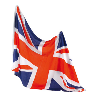 Flag  - Material: artificial silk with eyelets - Color: UK - Size: 90x150cm