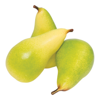 pears 3pcs./bag, plastic     Size: 12x6,5cm    Color: green
