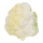 Chou-fleur plastique     Taille: 12x13cm    Color: blanc/vert
