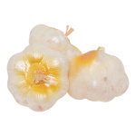 Garlics 3pcs./bag, plastic     Size: 7x5cm    Color: white