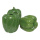 Paprika 3Stck./Btl., Kunststoff     Groesse: 8,5x11cm - Farbe: grün #
