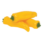 Peperoni, 3Stck./Btl., Größe: 4x16cm, Farbe: gelb   #