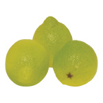 Lemon 3pcs./bag, plastic 6x8cm Color: yellow