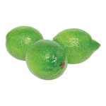 Limes 3pcs./bag, plastic     Size: 6x8cm    Color: green